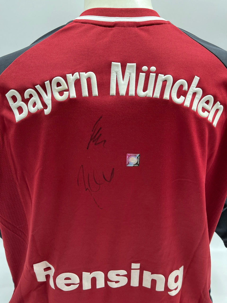 Bayern München Trikot Michael Rensing & Michael Ballack signiert Adidas XL