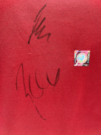 Bayern Munich jersey Michael Rensing & Michael Ballack signed Adidas XL