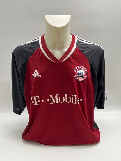 Bayern Munich jersey Michael Rensing & Michael Ballack signed Adidas XL