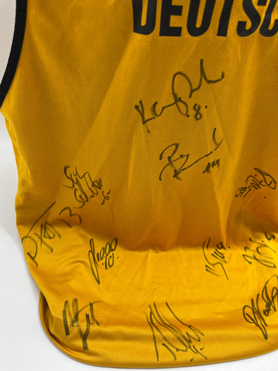 Germany basketball jersey Olympia 2008 team signed New Dirk Nowitzki XXXLT