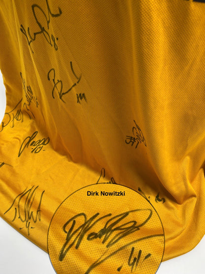 Germany basketball jersey Olympia 2008 team signed New Dirk Nowitzki XXXLT