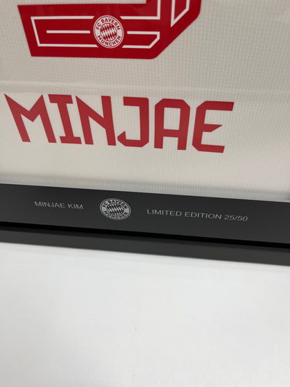 Bayern Munich jersey Kim Minjae signed in the framework of COA new adidas