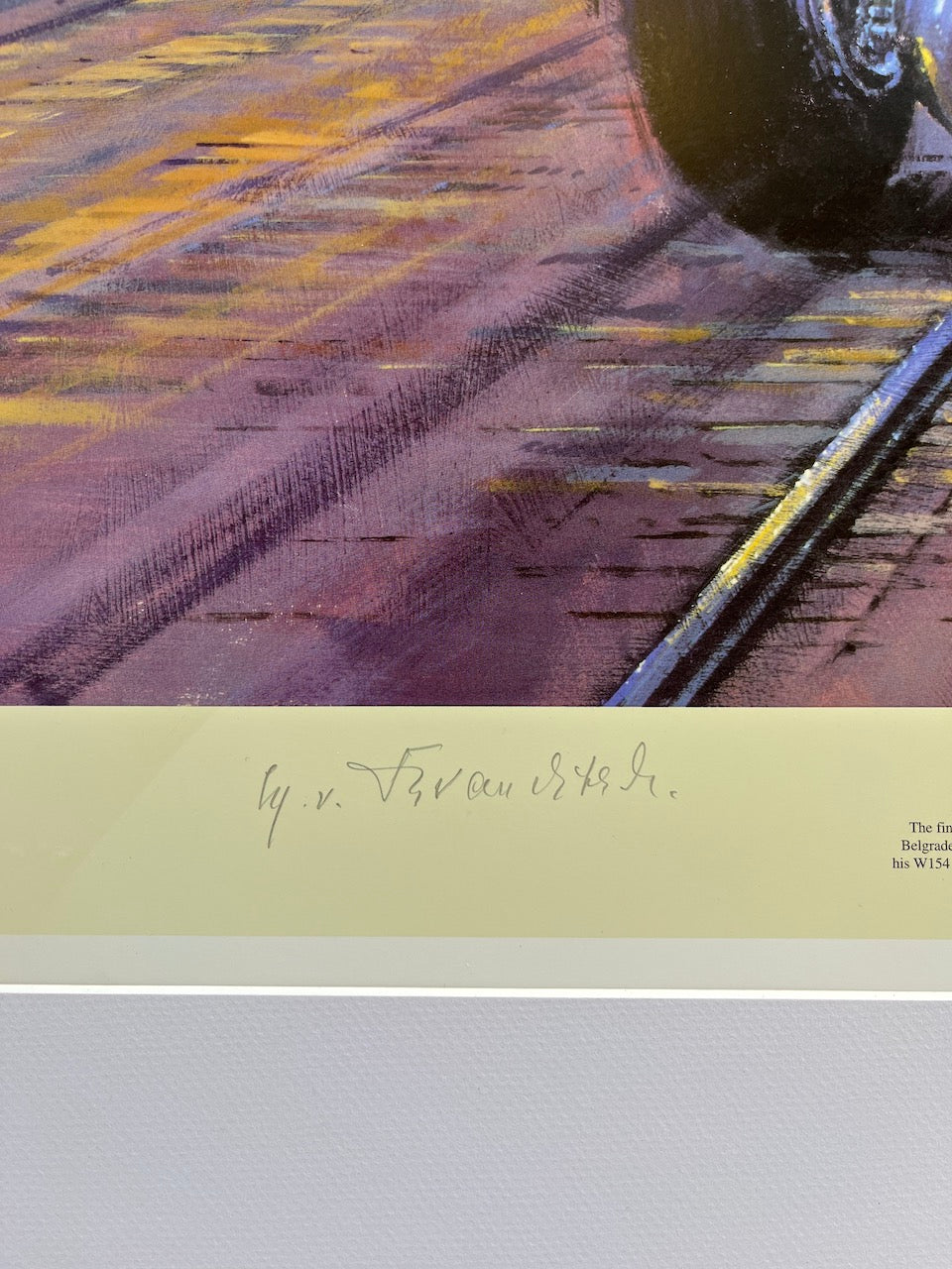 Nicholas Watts - "THE END OF AN ERA" Kunstdruck signiert Brauchitsch