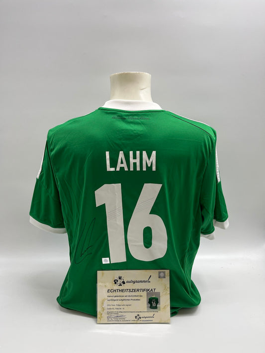 DFB jersey Philipp Lahm signed autographs Adidas COA XL