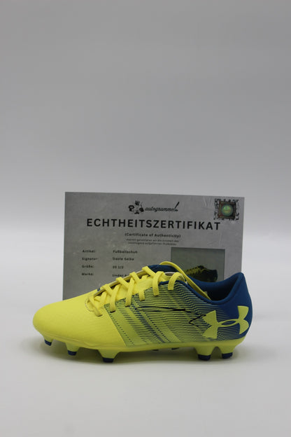 Fußballschuh Davie Selke signiert Autogramm Istanbul Basaksehir Under Armour 35 1/2