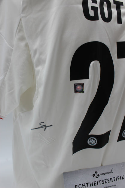 Eintracht Frankfurt Trikot Mario Götze signiert Autogramm Adidas neu L