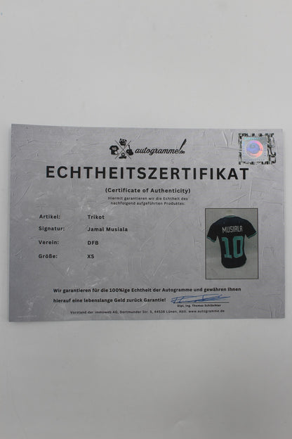 DFB Trikot WM 2026 Jamal Musiala signiert Autogramme Adidas COA neu XS