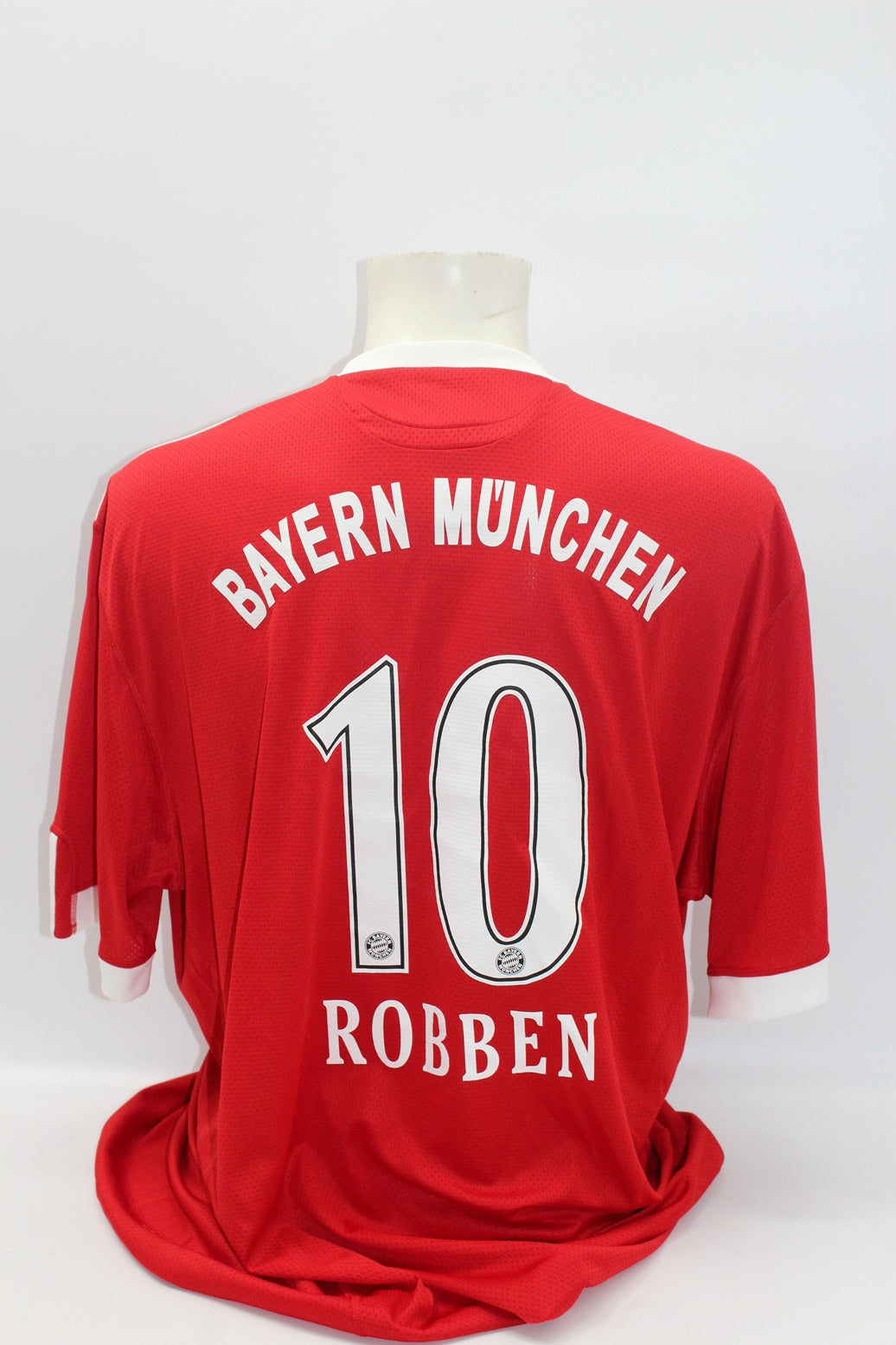 Bayern München 2009/2010 Trikot Arjen Robben signiert Autogramm Adidas COA 3XL