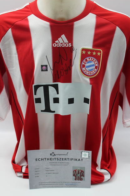 Bayern München 2010/2011 Trikot Arjen Robben signiert Autogramm Adidas COA XL