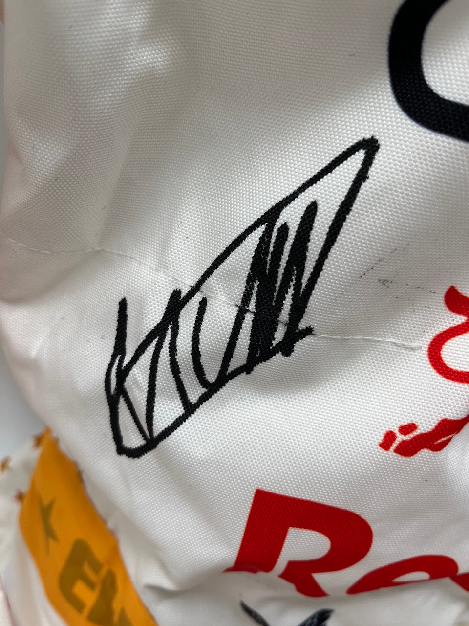 Max Verstappen Repro Formula 1 Racing Suit with Signature Autograph M 