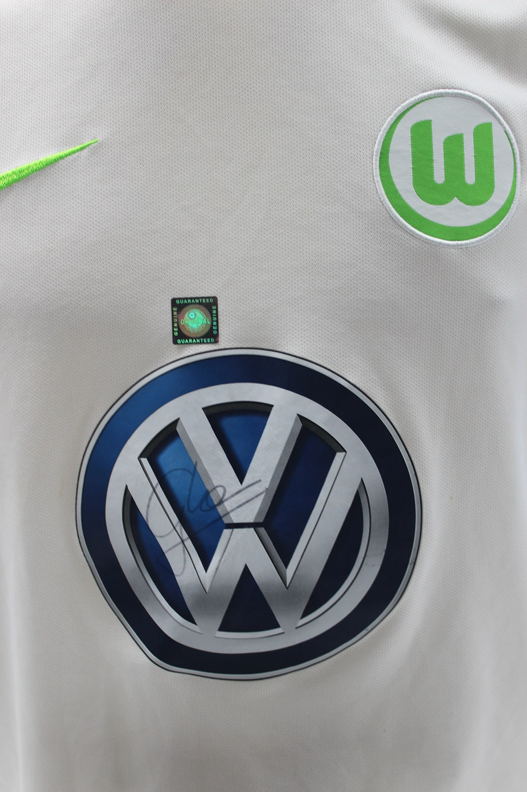 VfL Wolfsburg 2018/2019 Trikot Wout Weghorst + Oliver Glasner signiert Autogramm Bundesliga Nike S
