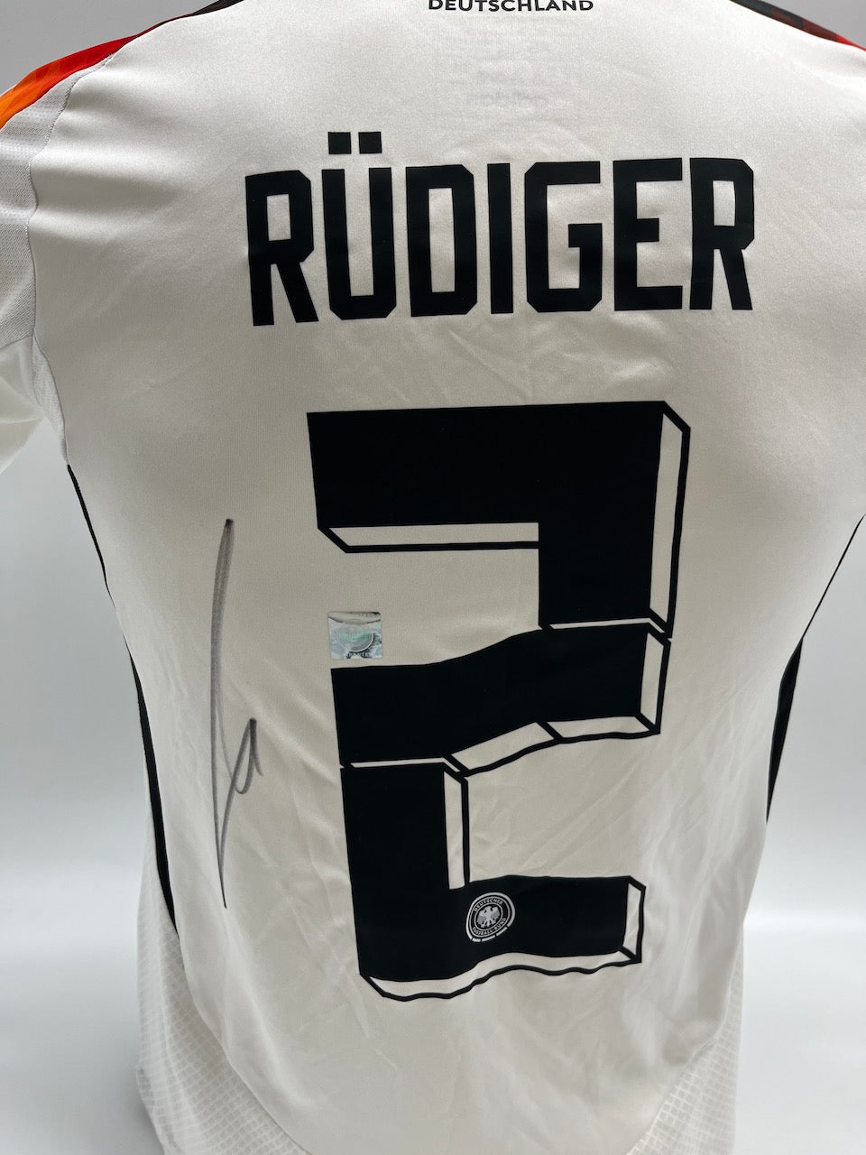 DFB Trikot Antonio Rüdiger signiert Autogramme Adidas COA XS