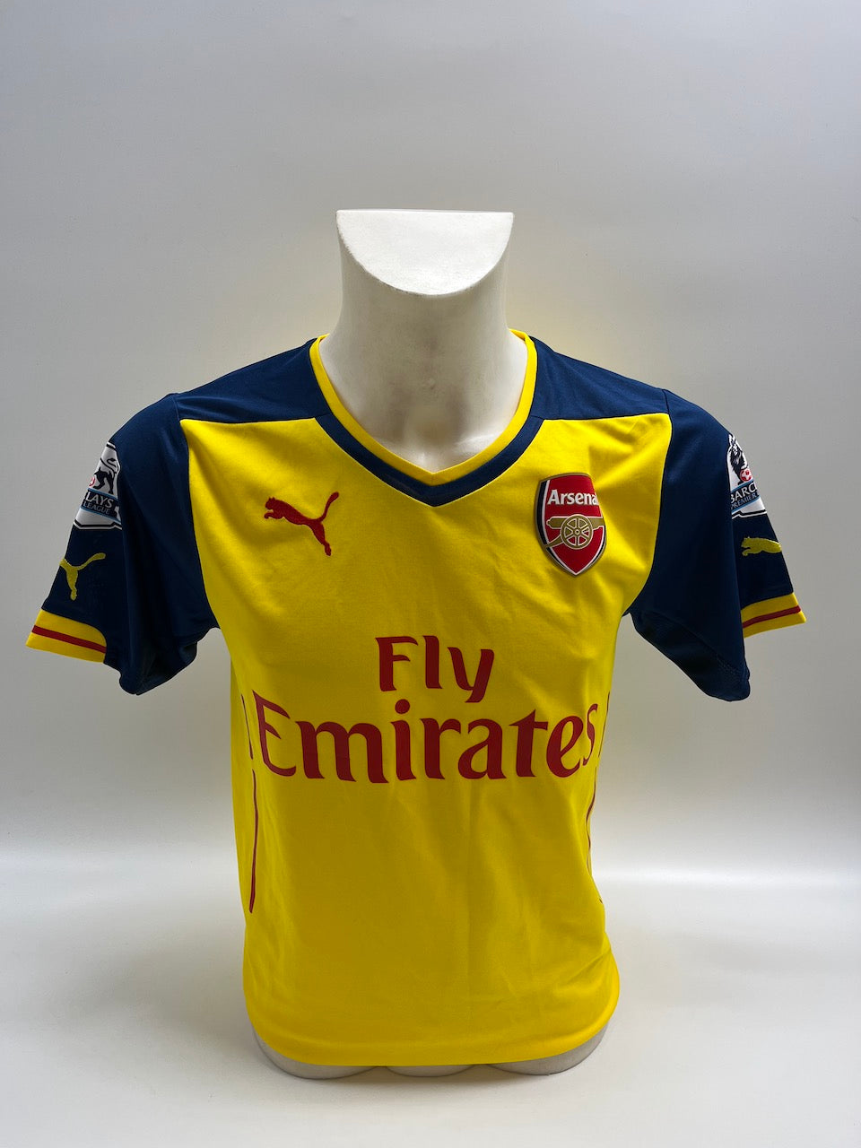 FC Arsenal Jersey Jack Wilshere signed Puma COA Autograph XS