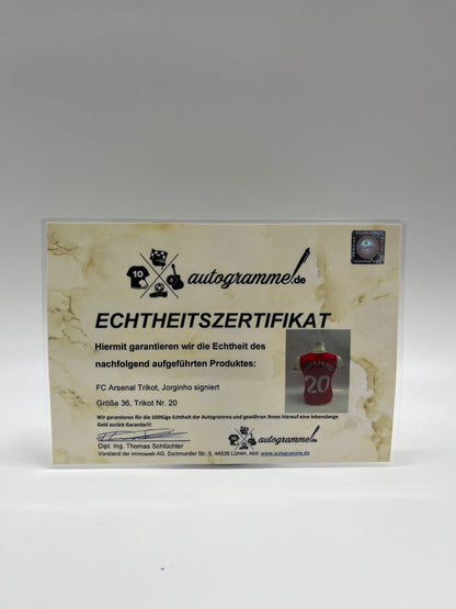 FC Arsenal jersey jorginho signed Puma Coa autograph 36