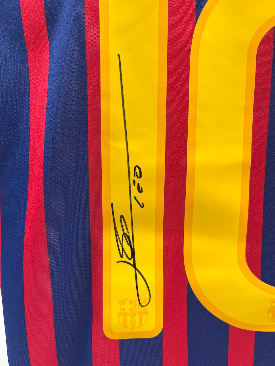FC Barcelona Trikot Lionel Messi signiert Autogramm Nike COA L neu