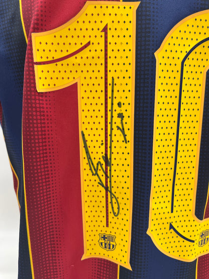 FC Barcelona Trikot Lionel Messi signiert Autogramm Nike COA neu L