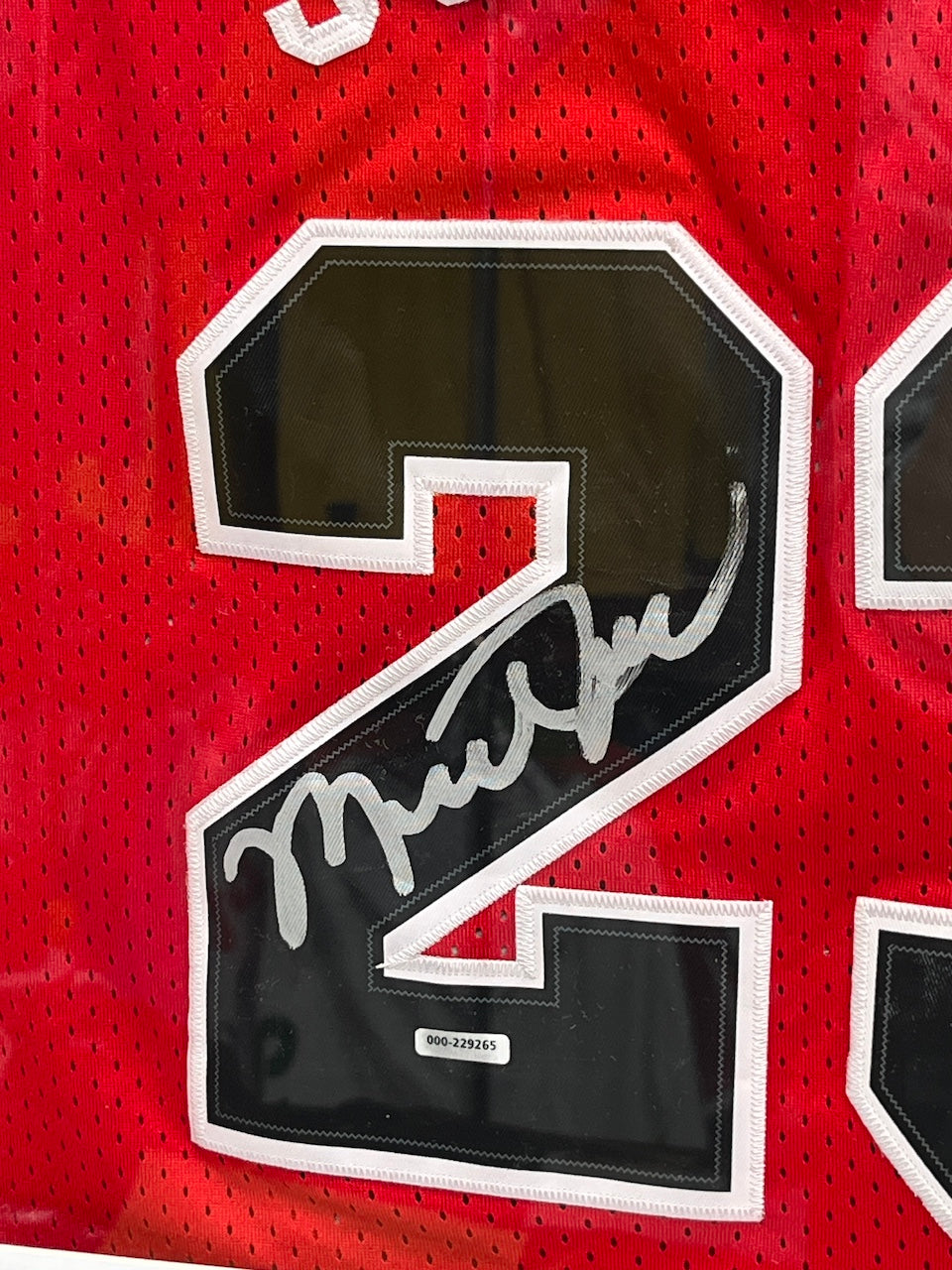Chicago Bulls Jersey Michael Jordan signiert im Rahmen NBA Basketball COA