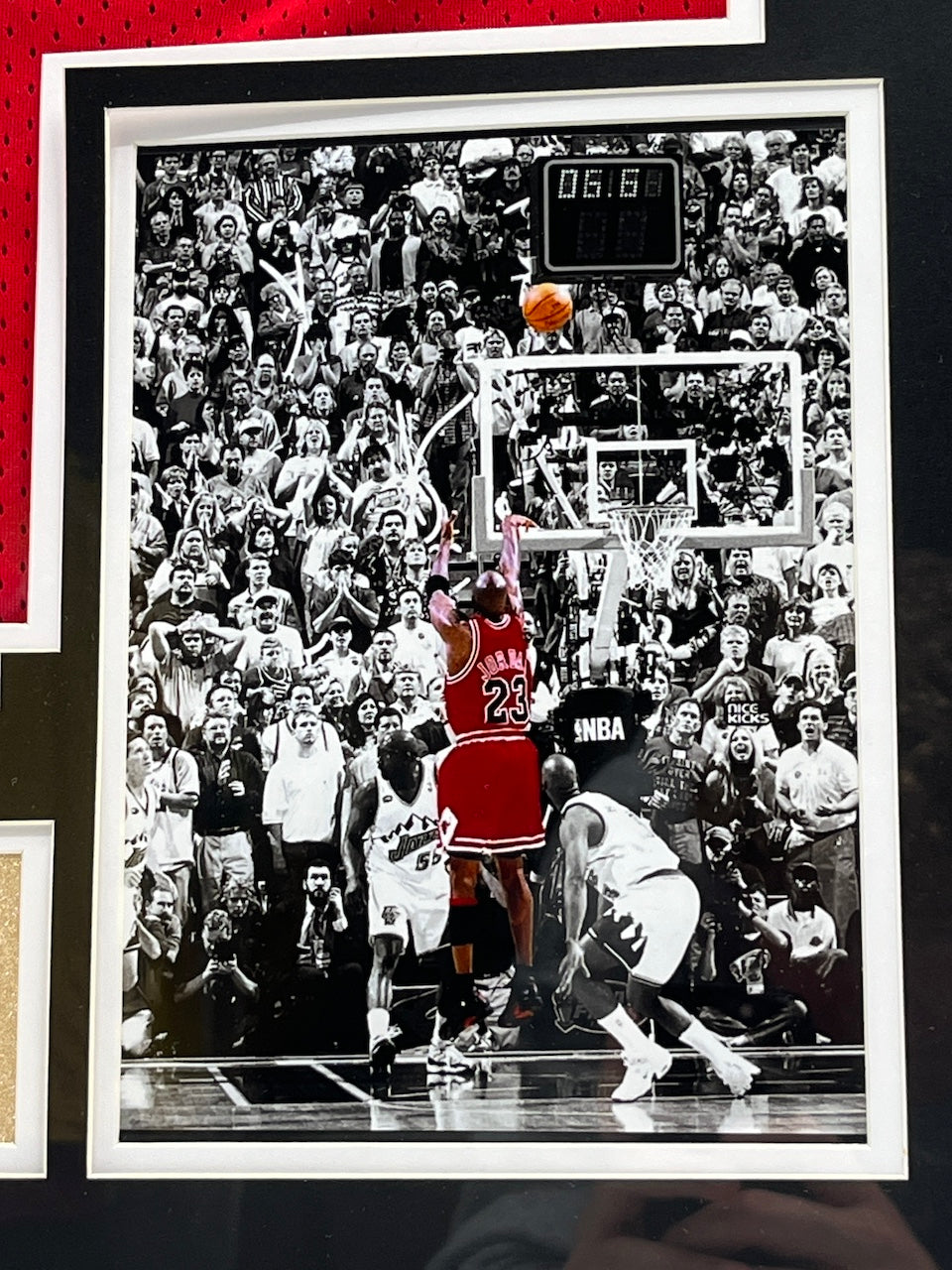 Chicago Bulls Jersey Michael Jordan signiert im Rahmen NBA Basketball COA