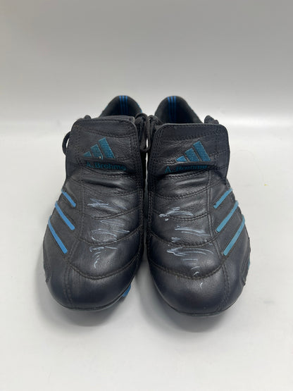 Matchworn Fußballschuhe Andreas Brehme signiert Adidas COA