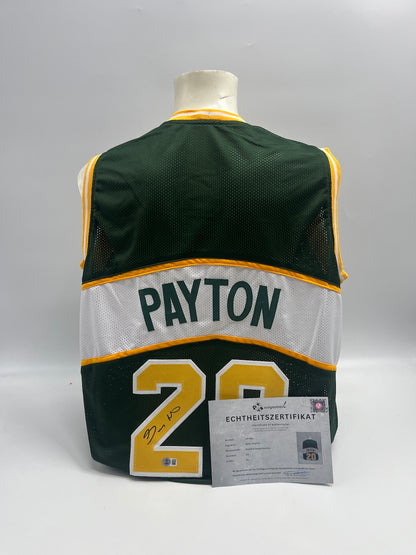 Seattle SuperSonics Jersey Gary Payton signiert NBA Basketball COA XL
