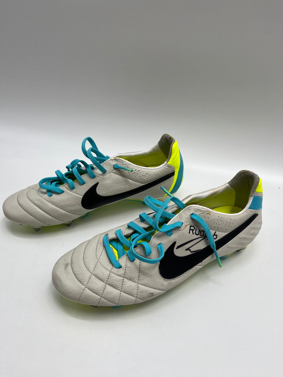 Matchworn Fußballschuhe Sebastian Rudy signiert Nike COA