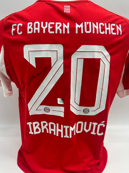 Bayern München Arijon Ibrahimovic signiert Autogramm Adidas COA neu M