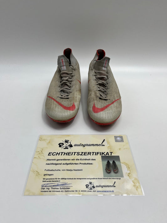 Matchworn Fußballschuhe Matija Nastasic Nike COA