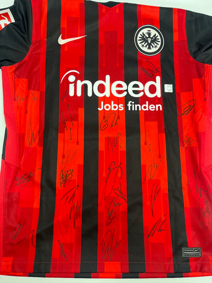 Eintracht Frankfurt Trikot 2020/2021 Teamsigniert COA Bundesliga M