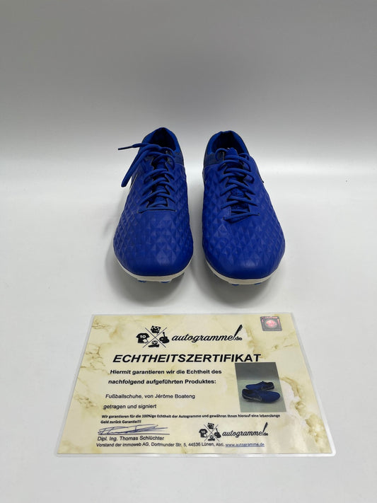 Matchworn Fußballschuhe Jerome Boateng signiert Nike COA