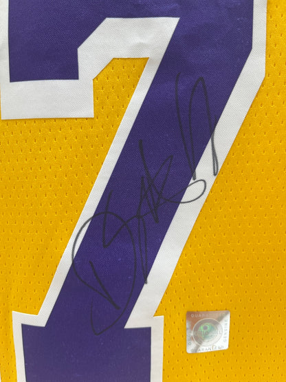 Los Angeles Lakers Jersey Dennis Schröder signiert NBA Basketball COA S