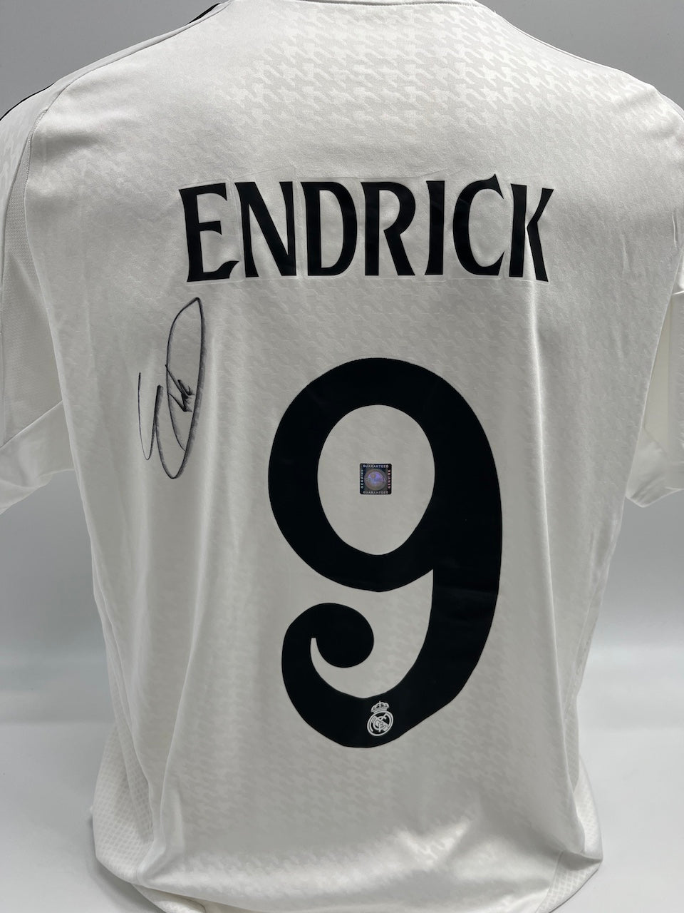 Real Madrid Trikot Endrick signiert Autogramm Adidas COA L