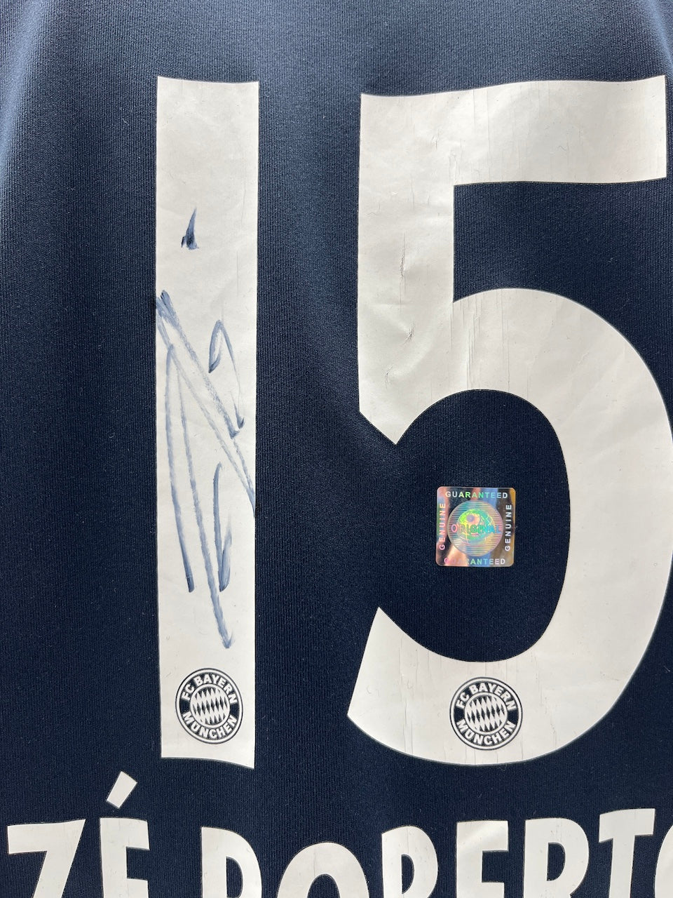 Bayern München Ze Roberto signiert Autogramm Adidas COA 176