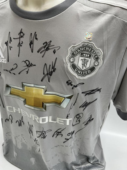 Manchester United Trikot 2017/2018 team signed football adidas XL