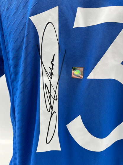 Italien Trikot Alessandro Nesta signiert Autogramm Puma COA M