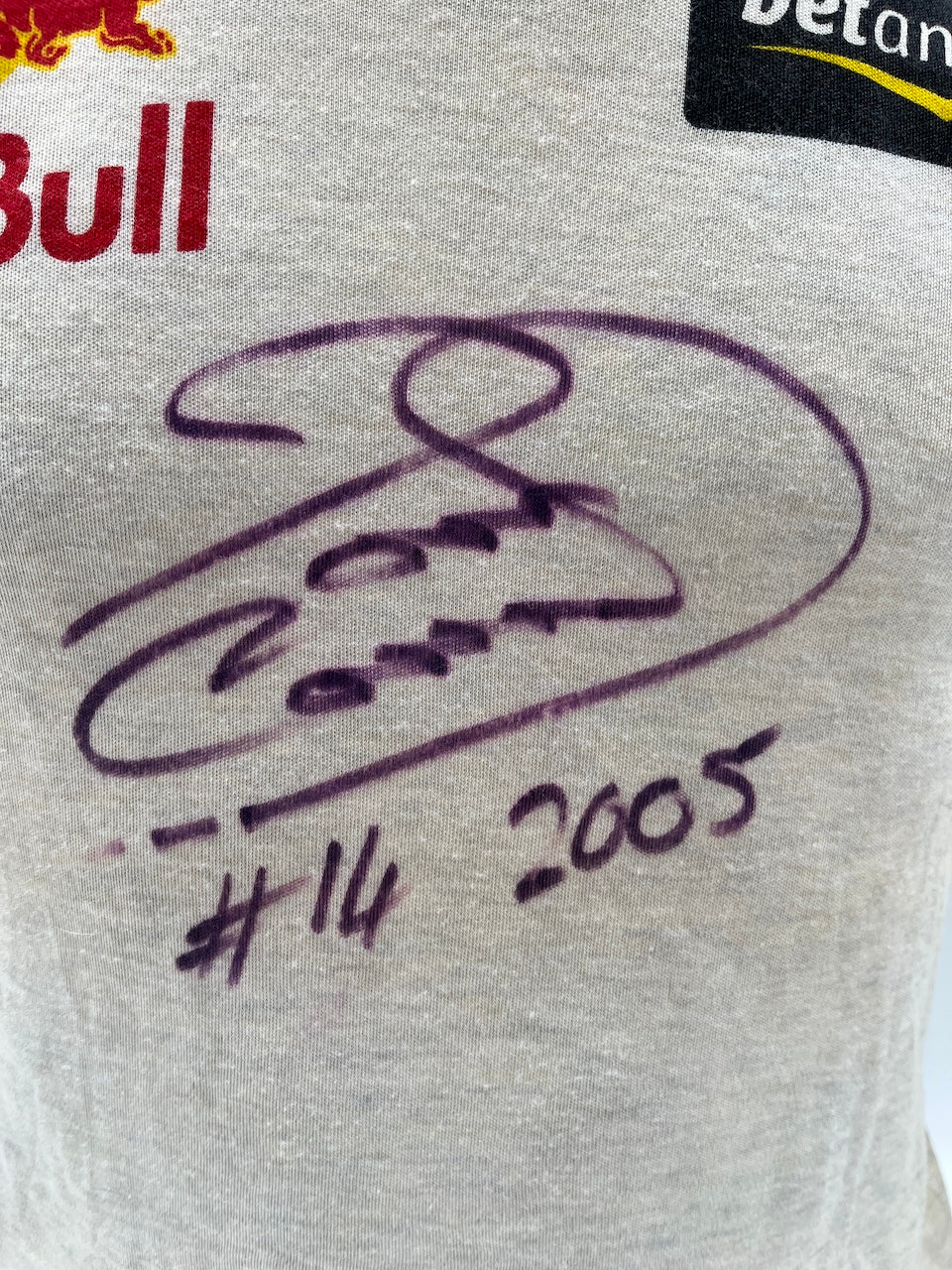 David Coulthard Formel 1 getragen und signierte Rennunterwäsche Nomex COA