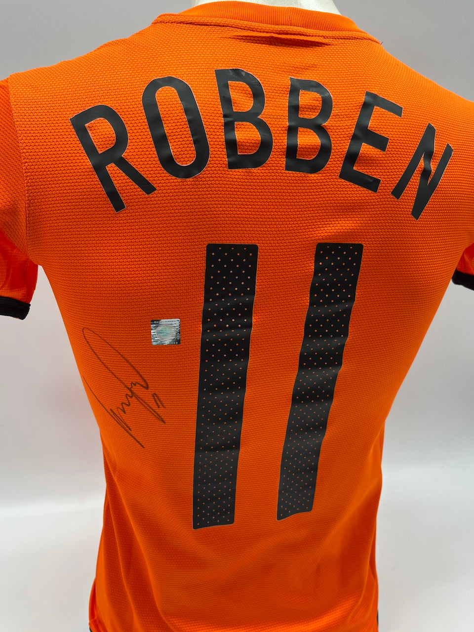 Niederlande Trikot Arjen Robben signiert Autogramm Holland XS