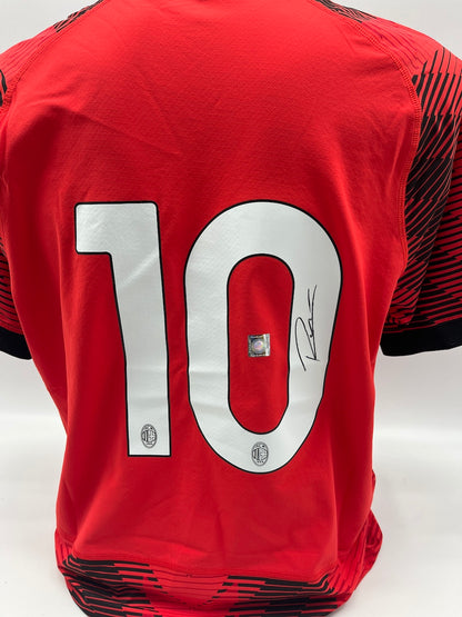 AC Mailand Authentic-Trikot Rafael Leao signiert Autogramm Puma COA XL