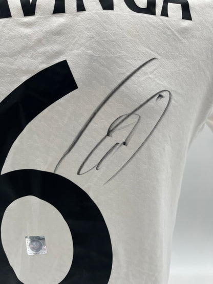 Real Madrid Trikot Eduardo Camavinga signiert Adidas COA LaLiga Autogramm 164