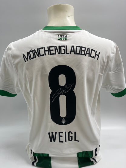 Matchworn Gladbach jersey worn & signed by Julian Weigl 11.01.2025
