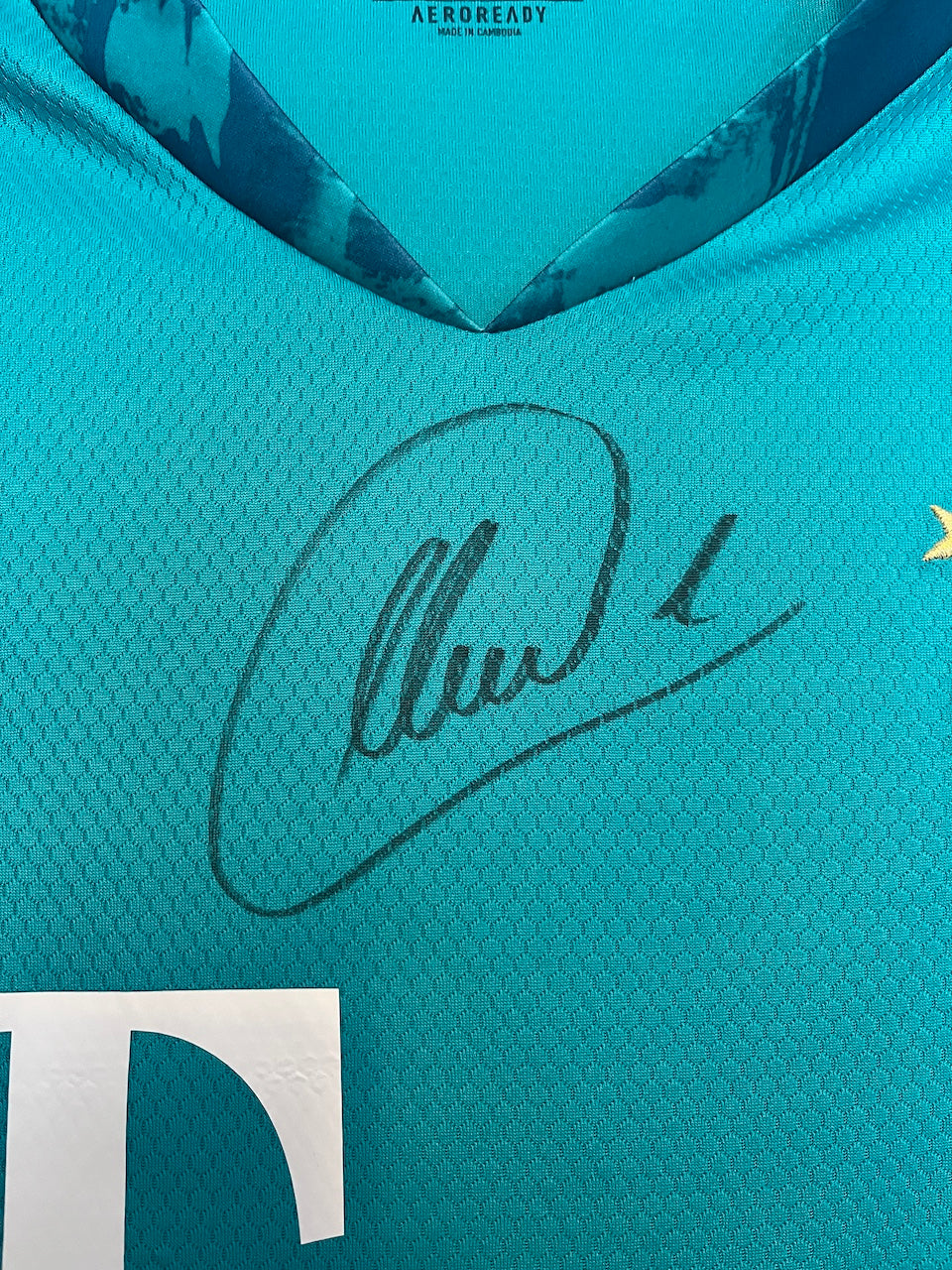 Bayern München Trikot Portrait Manuel Neuer handgemalt und signiert FCB XL