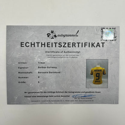 Borussia Dortmund Trikot Serhou Guirassy signiert BVB Puma S