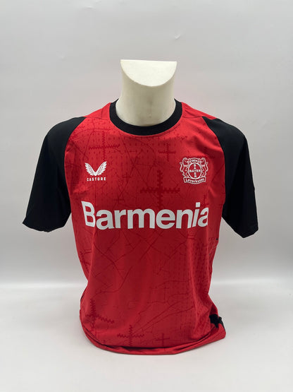 Matchworn leverkusen jersey worn & signed by Arthur 10.01.2025