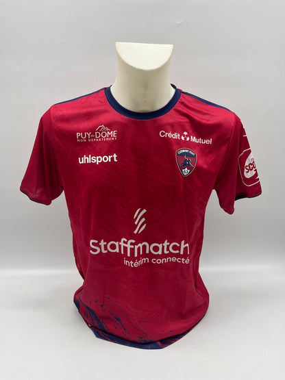 Matchworn Clermont Foot Trikot worn & signed by Andy Pelmard 25.11.2023