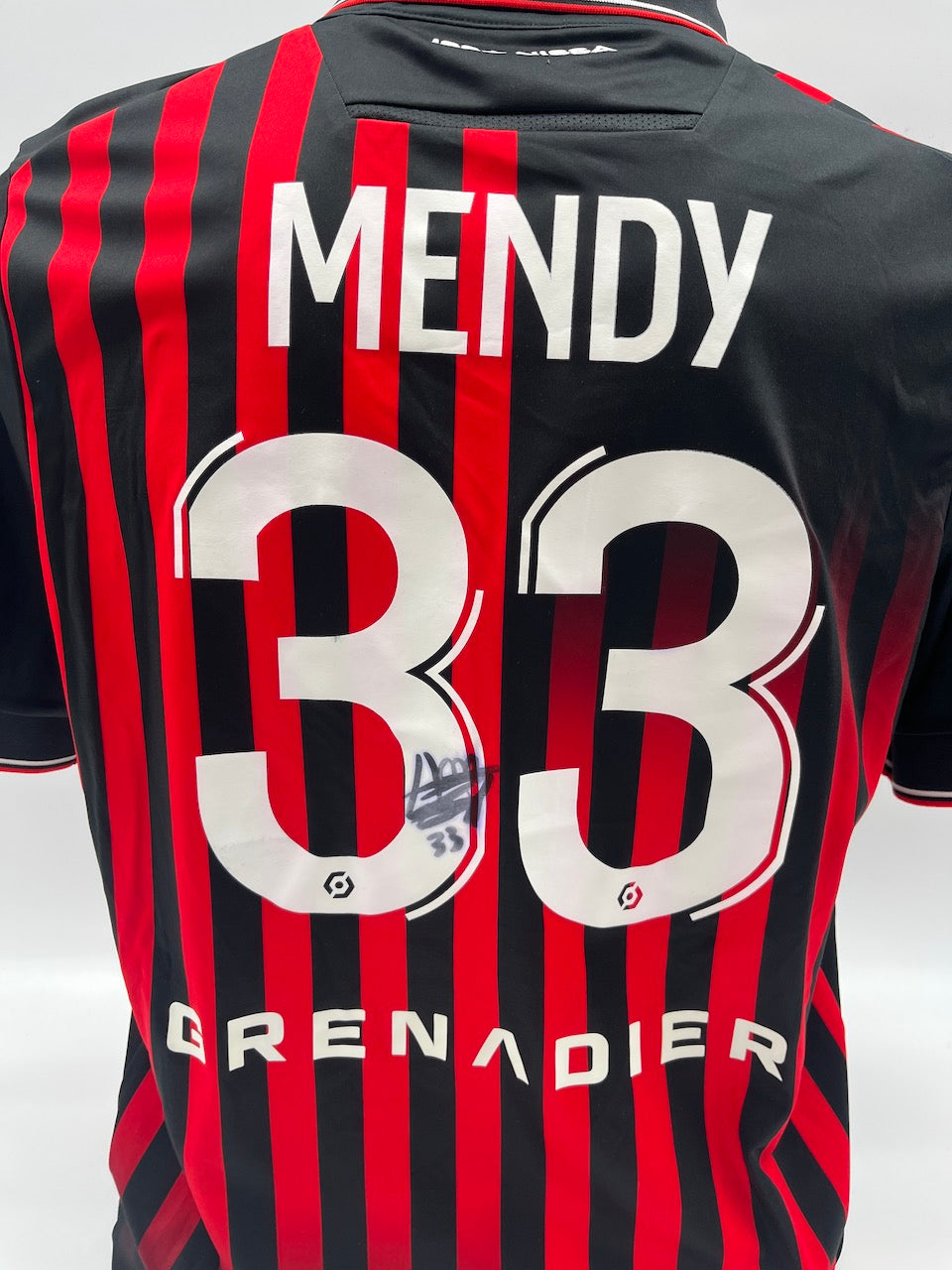 Matchworn Nizza Trikot getragen & signiert von Antoine Mendy 03.06.2023