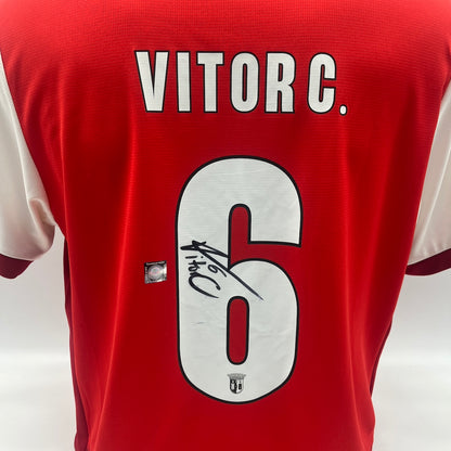 Matchworn SC Braga Trikot getragen & signiert von Vitor Carvalho 23.10.2024
