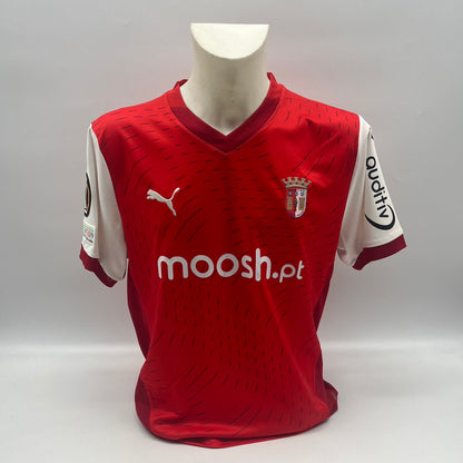 Matchworn SC Braga Trikot getragen & signiert von Vitor Carvalho 23.10.2024