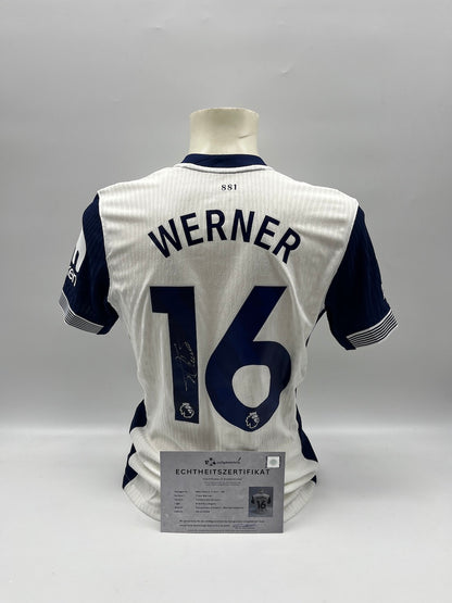 Matchworn Tottenham jersey worn & signed by Timo Werner 29.12.2024