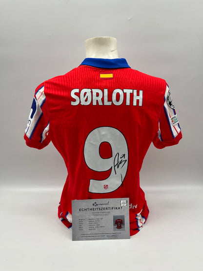 Matchworn Atletico Worn & Signed by Alexander Sorloth 29.01.25