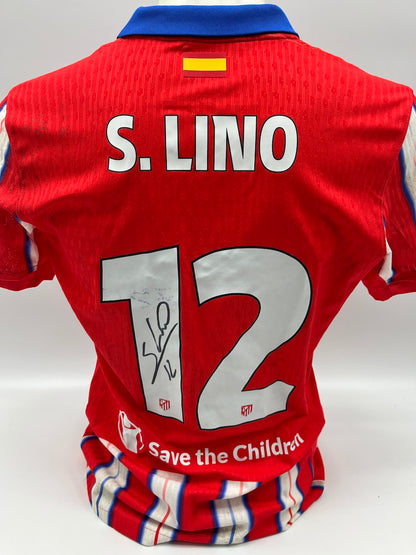 Matchworn Atletico Madrid Worn & Signed by Samuel Lino 29.01.25