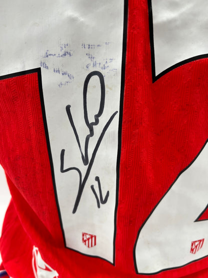 Matchworn Atletico Madrid Worn & Signed by Samuel Lino 29.01.25